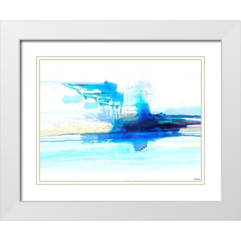 Dynasty X White Modern Wood Framed Art Print with Double Matting by Tienhaara, Michael