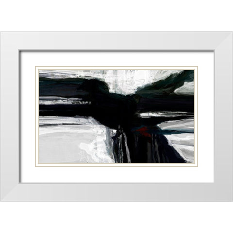 Sculpture III White Modern Wood Framed Art Print with Double Matting by Tienhaara, Michael