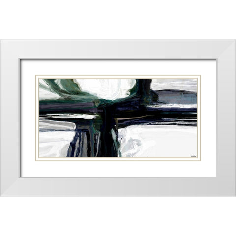 Sculpture IV White Modern Wood Framed Art Print with Double Matting by Tienhaara, Michael