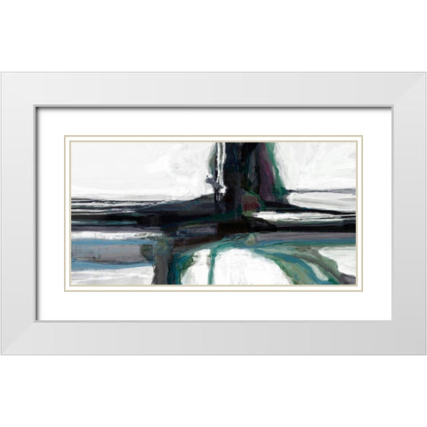 Sculpture VI White Modern Wood Framed Art Print with Double Matting by Tienhaara, Michael