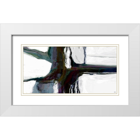 Sculpture VIII White Modern Wood Framed Art Print with Double Matting by Tienhaara, Michael