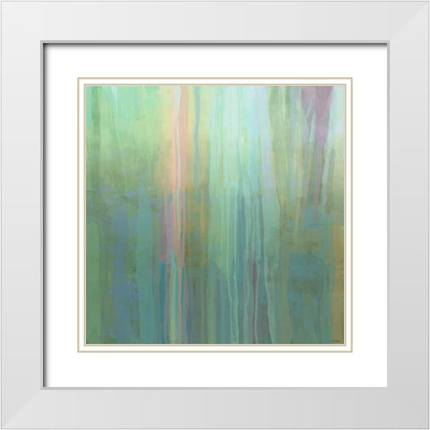 Passive I White Modern Wood Framed Art Print with Double Matting by Tienhaara, Michael