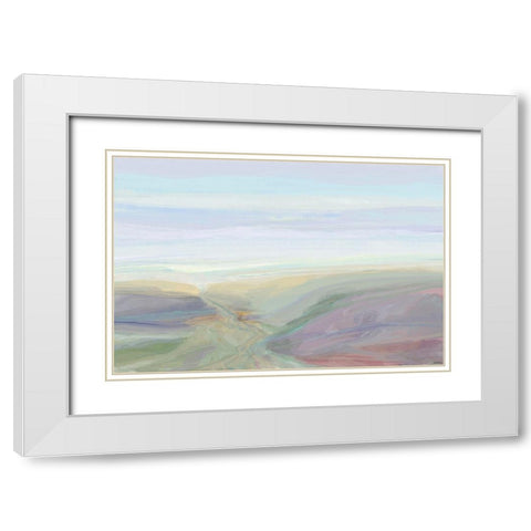 Transformative II White Modern Wood Framed Art Print with Double Matting by Tienhaara, Michael