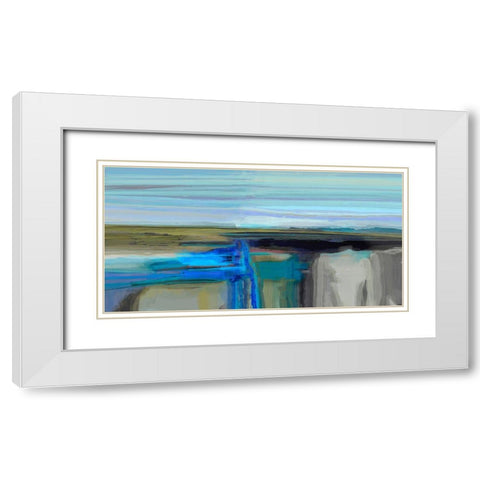 Perpetual Variation I White Modern Wood Framed Art Print with Double Matting by Tienhaara, Michael