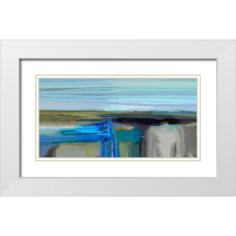 Perpetual Variation I White Modern Wood Framed Art Print with Double Matting by Tienhaara, Michael