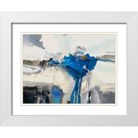 Vigor II White Modern Wood Framed Art Print with Double Matting by Tienhaara, Michael