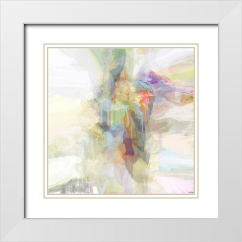 Series I White Modern Wood Framed Art Print with Double Matting by Tienhaara, Michael