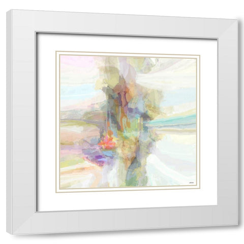 Series II White Modern Wood Framed Art Print with Double Matting by Tienhaara, Michael