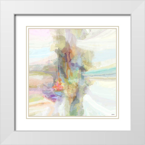 Series II White Modern Wood Framed Art Print with Double Matting by Tienhaara, Michael