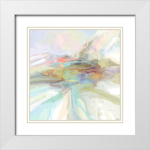 Series III White Modern Wood Framed Art Print with Double Matting by Tienhaara, Michael