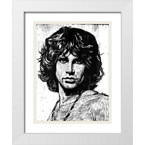 Jim White Modern Wood Framed Art Print with Double Matting by Shigley, Neil