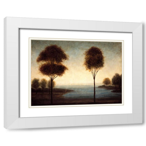 Water Dreams II White Modern Wood Framed Art Print with Double Matting by Thomas, Neil
