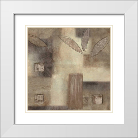 Incidentally II White Modern Wood Framed Art Print with Double Matting by Perry, Olivia