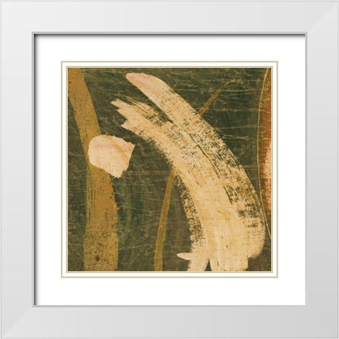In Motion I White Modern Wood Framed Art Print with Double Matting by Langham, Patrick