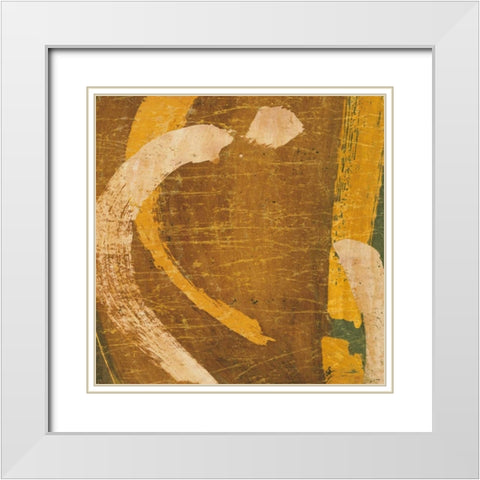 In Motion II White Modern Wood Framed Art Print with Double Matting by Langham, Patrick