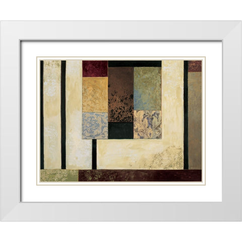 Perspective II White Modern Wood Framed Art Print with Double Matting by Sanderson, Paul