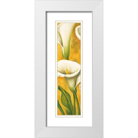 Concert de callas II White Modern Wood Framed Art Print with Double Matting by Viollet, Pierre