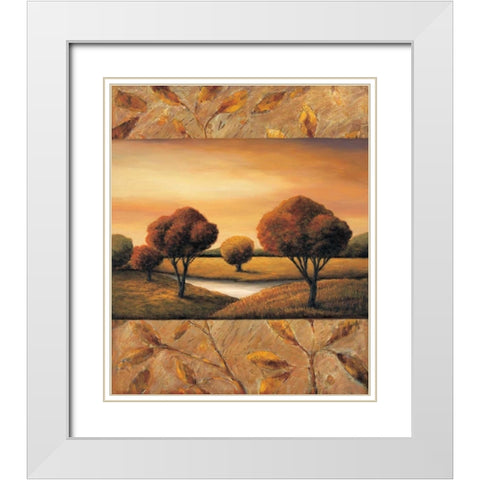 The Essence I White Modern Wood Framed Art Print with Double Matting by Sullivan, Rachael