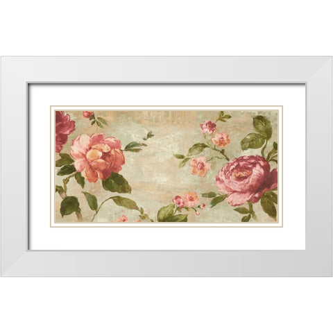 Heirloom White Modern Wood Framed Art Print with Double Matting by Campbell, Renee