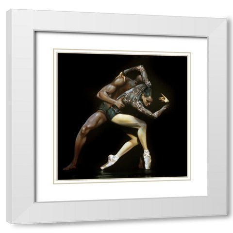 Black Andwhite White Modern Wood Framed Art Print with Double Matting by Di Scenza, Ron