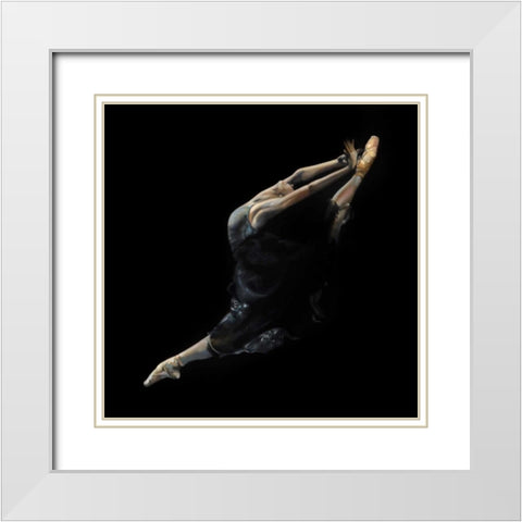 Darkness White Modern Wood Framed Art Print with Double Matting by Di Scenza, Ron