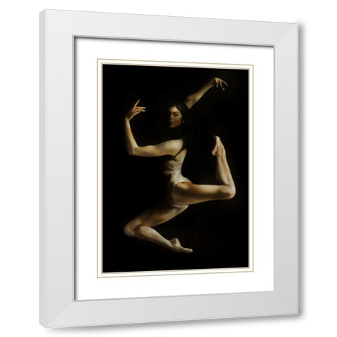 Into The Light White Modern Wood Framed Art Print with Double Matting by Di Scenza, Ron