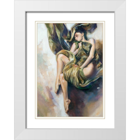 Class Act White Modern Wood Framed Art Print with Double Matting by Di Scenza, Ron