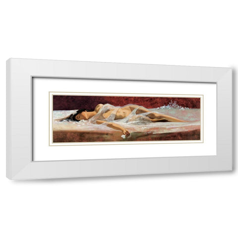 The Dream White Modern Wood Framed Art Print with Double Matting by Di Scenza, Ron