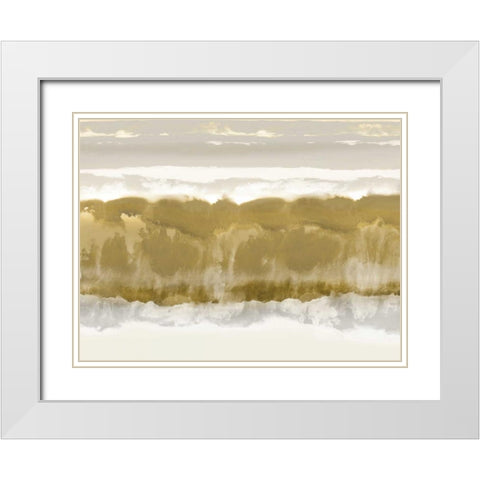 Undertone White Modern Wood Framed Art Print with Double Matting by Springer, Rachel
