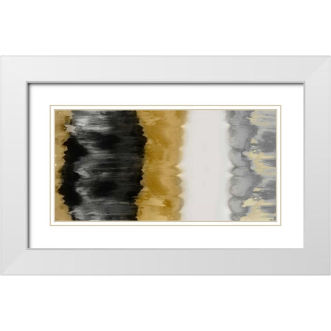 Resonate White Modern Wood Framed Art Print with Double Matting by Springer, Rachel