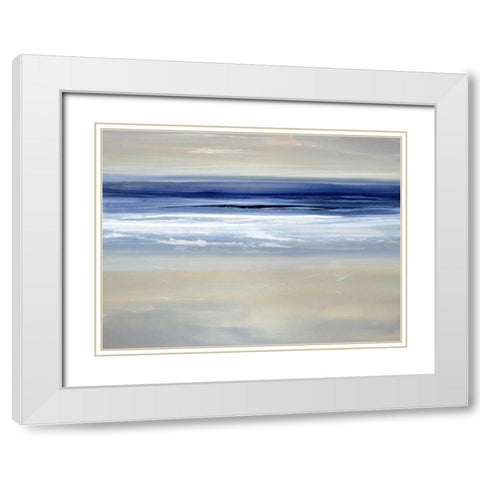 Buoyant I White Modern Wood Framed Art Print with Double Matting by Springer, Rachel
