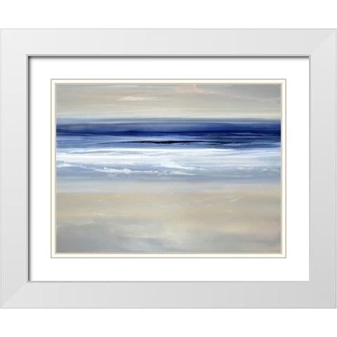 Buoyant I White Modern Wood Framed Art Print with Double Matting by Springer, Rachel
