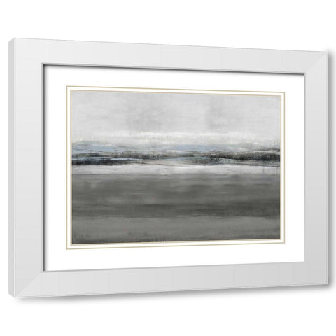 Perspective IV White Modern Wood Framed Art Print with Double Matting by Springer, Rachel