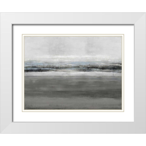 Perspective IV White Modern Wood Framed Art Print with Double Matting by Springer, Rachel