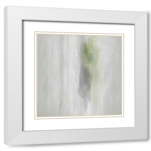 Pause I White Modern Wood Framed Art Print with Double Matting by Springer, Rachel