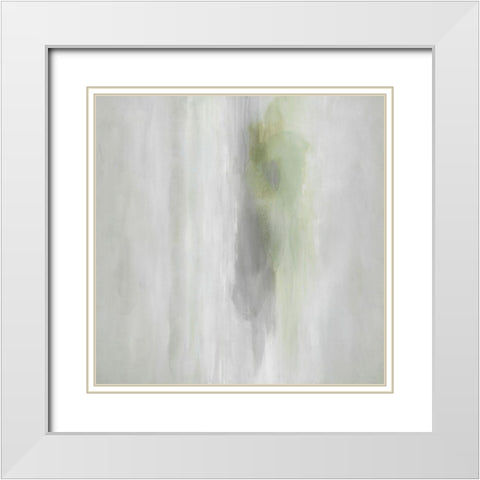 Pause I White Modern Wood Framed Art Print with Double Matting by Springer, Rachel