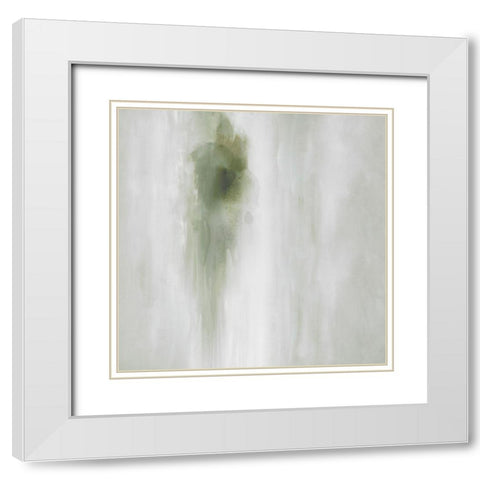 Pause II White Modern Wood Framed Art Print with Double Matting by Springer, Rachel