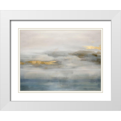 Ethereal I White Modern Wood Framed Art Print with Double Matting by Springer, Rachel