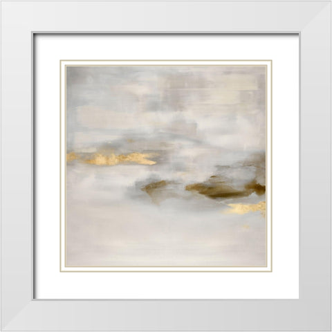 Ethereal with Brown White Modern Wood Framed Art Print with Double Matting by Springer, Rachel