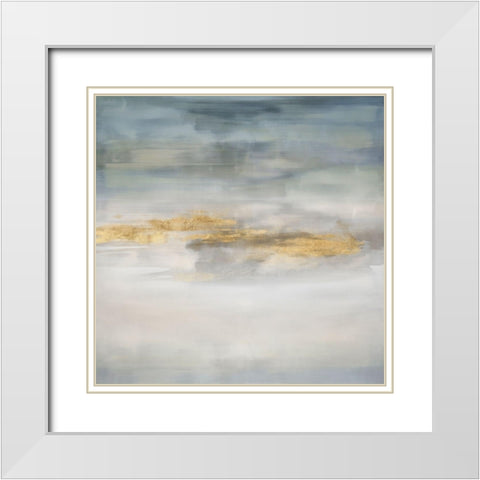 Ethereal III White Modern Wood Framed Art Print with Double Matting by Springer, Rachel