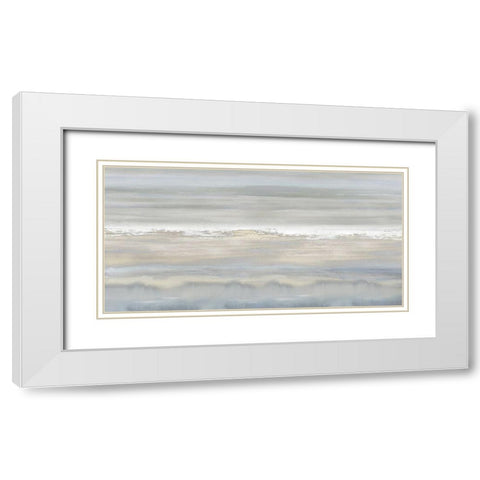 Arise White Modern Wood Framed Art Print with Double Matting by Springer, Rachel