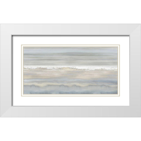 Arise White Modern Wood Framed Art Print with Double Matting by Springer, Rachel