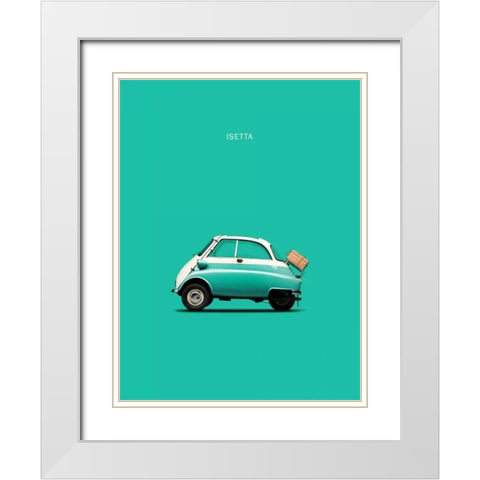 BMW Isetta 300 Red White Modern Wood Framed Art Print with Double Matting by Rogan, Mark