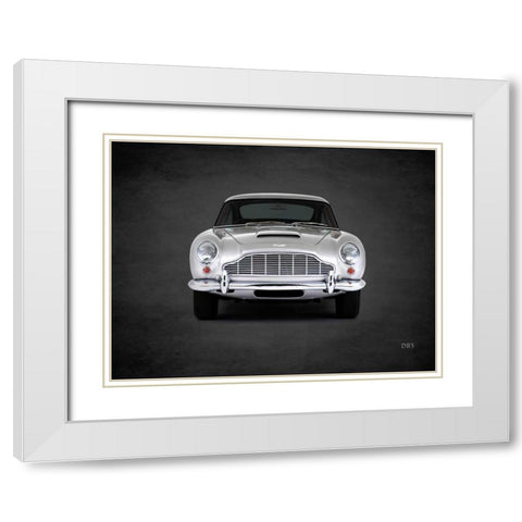 Aston Martin DB5 1965 White Modern Wood Framed Art Print with Double Matting by Rogan, Mark