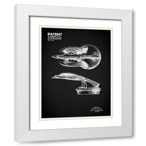 Auto Ornament Jul 1931 Bk White Modern Wood Framed Art Print with Double Matting by Rogan, Mark