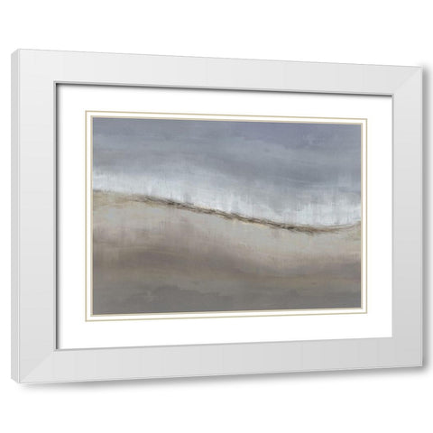 Ascending White Modern Wood Framed Art Print with Double Matting by Messina, Jake