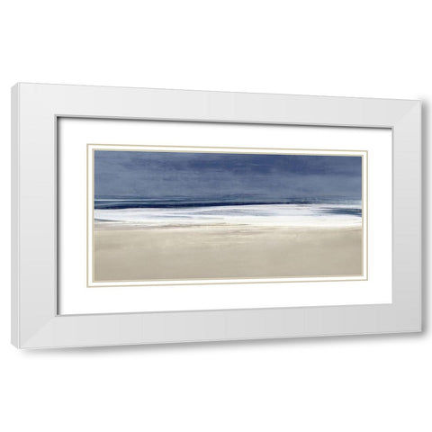 Midnight Perspective White Modern Wood Framed Art Print with Double Matting by Messina, Jake