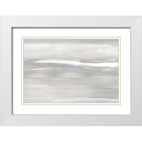 Highlight I White Modern Wood Framed Art Print with Double Matting by Messina, Jake