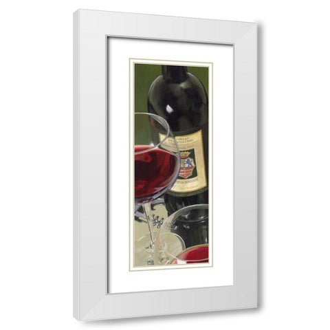 Brunello di Montalcino White Modern Wood Framed Art Print with Double Matting by Ferreri, Stefano