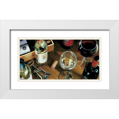 Alla salute! White Modern Wood Framed Art Print with Double Matting by Ferreri, Stefano